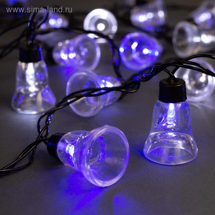 Гирлянда «Нить» 5 м с насадками «Колокол», IP44, тёмная нить, 30 LED, свечение бело-синее, 220 В
Гирлянда «Нить» 5 м с насадками «Колокол», IP44, тёмная нить, 30 LED, свечение бело-синее, 220 В