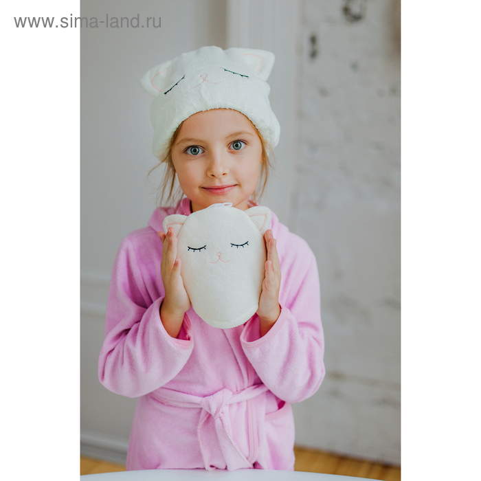 Мочалка-варежка для тела детская «Котик»
Мочалка-варежка для тела детская «Котик»