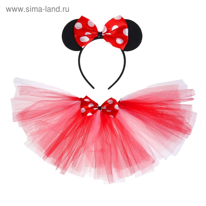 Карнавальный набор «Красотка», ободок, юбка двухслойная, цвет красный
Карнавальный набор «Красотка», ободок, юбка двухслойная, цвет красный