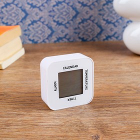 Часы-будильник электронные с таймером, термометром и календарем, 7х7 см, 2ааа
Часы-будильник электронные с таймером, термометром и календарем, 7х7 см, 2ааа