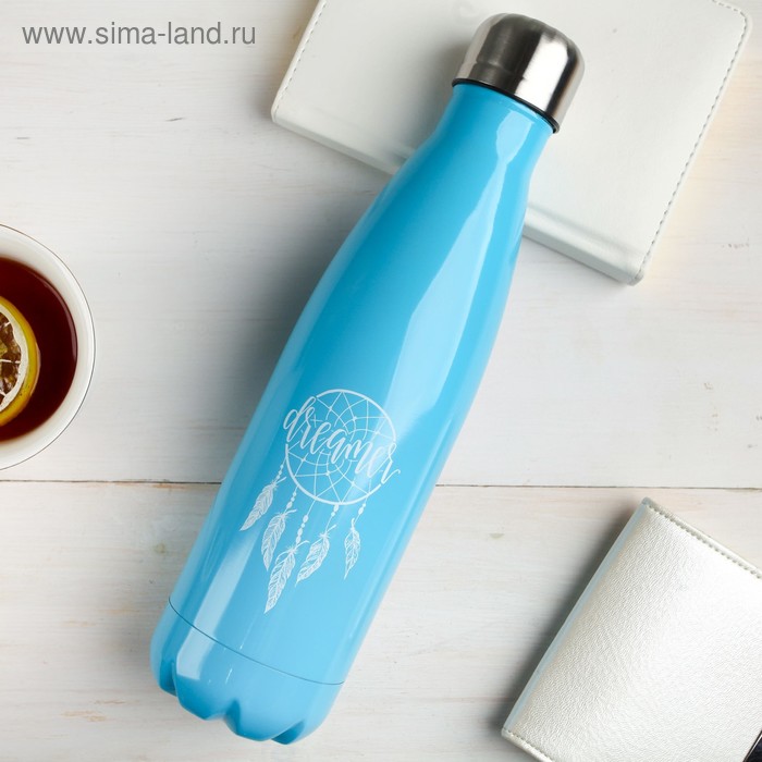 Термобутылка Dreamer, 500 мл, сохраняет тепло 8 ч
Термобутылка Dreamer, 500 мл, сохраняет тепло 8 ч