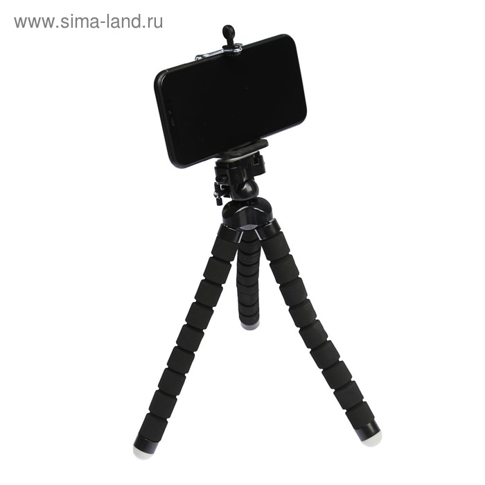 Штатив LuazON настольный, для телефона, гибкие ножки, 26 см, чёрный
Штатив LuazON настольный, для телефона, гибкие ножки, 26 см, чёрный