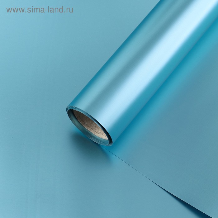 Пленка для цветов "Металл", голубой, 58 см х 5 м
Пленка для цветов "Металл", голубой, 58 см х 5 м