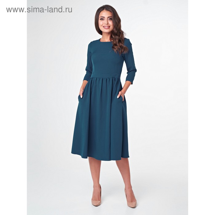 Платье женское, размер 42, цвет морская волна
Платье женское, размер 42, цвет морская волна