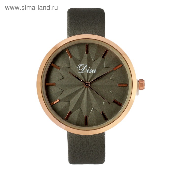Часы наручные женские "Disu", ремешок из экокожи, серые
Часы наручные женские "Disu", ремешок из экокожи, серые