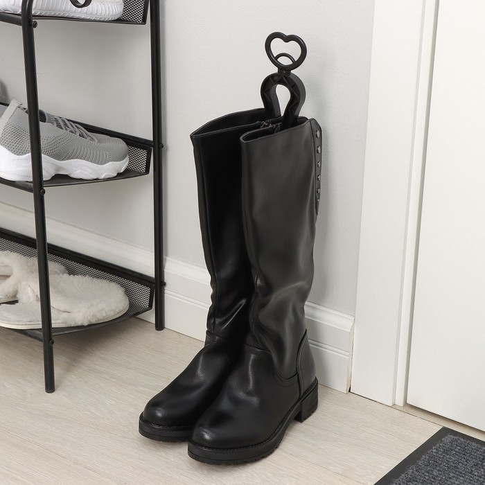 Держатель для голенищ обуви, 50×6 см, цвет МИКС
Держатель для голенищ обуви, 50×6 см, цвет МИКС