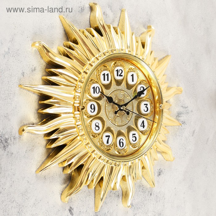 фото Часы настенные, серия: интерьер, "карора", дискретный ход, 35 х 35 см