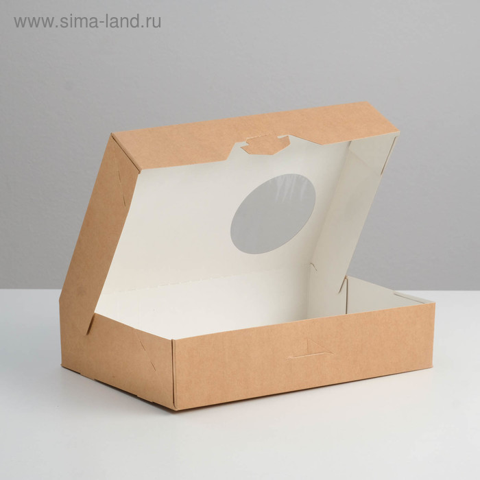 Упаковка для пончиков, 18,5 х 27 х 5,5 см 
Упаковка для пончиков, 18,5 х 27 х 5,5 см