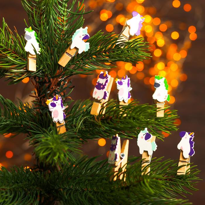 Набор декоративных прищепок «Единороги» набор 10 шт.
Набор декоративных прищепок «Единороги» набор 10 шт.