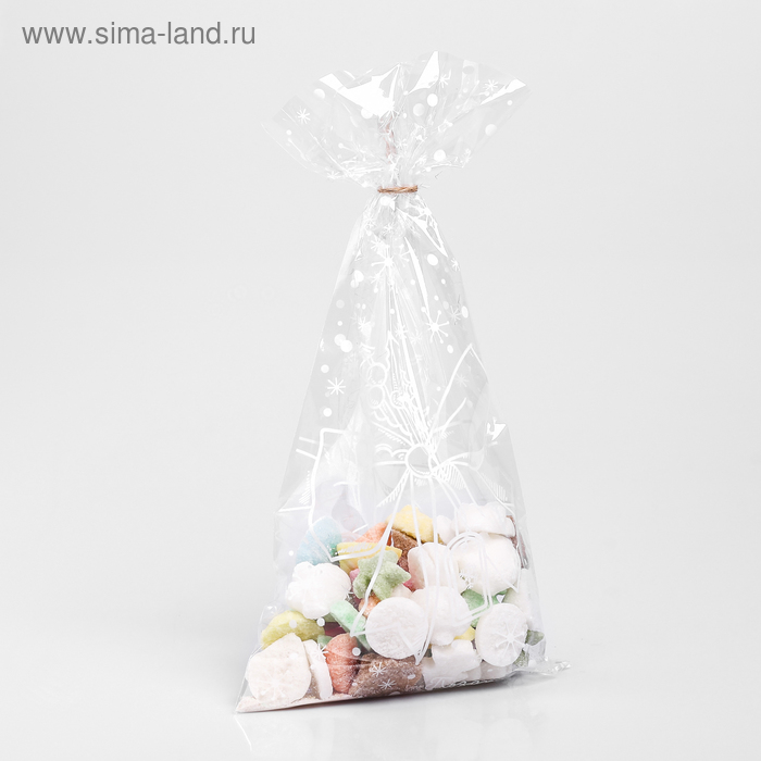 Пакет подарочный пластиковый «Новогоднее поздравление», 15 х 30 см
Пакет подарочный пластиковый «Новогоднее поздравление», 15 х 30 см