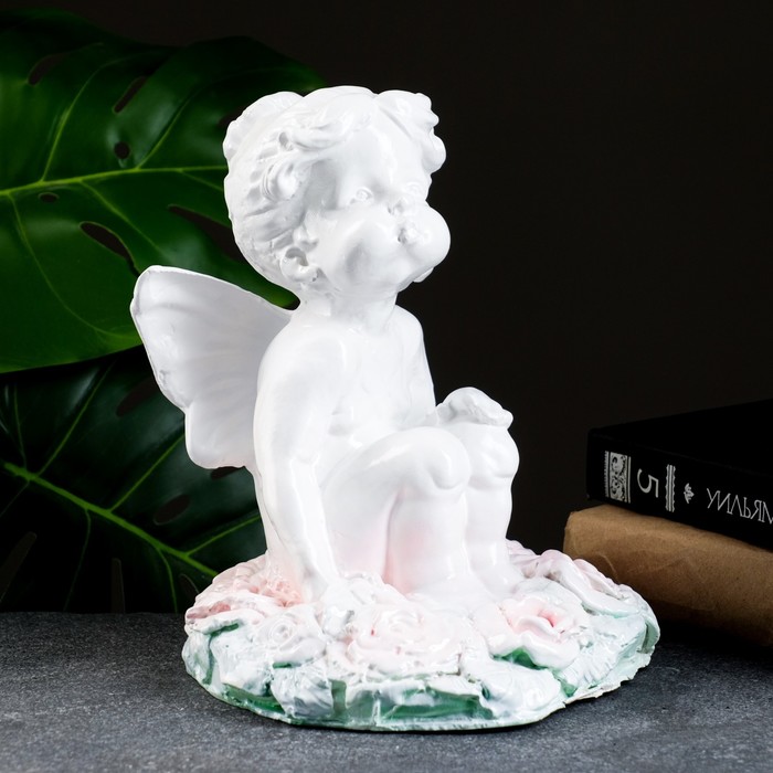 Фигура "Девочка ангел сидячая в розах" 20см цветная
Фигура "Девочка ангел сидячая в розах" 20см цветная