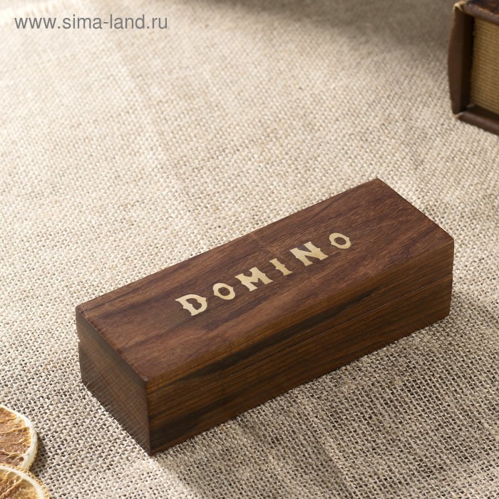 Настольная игра "Домино" дерево 5,7х15,5х4,5 см
Настольная игра "Домино" дерево 5,7х15,5х4,5 см