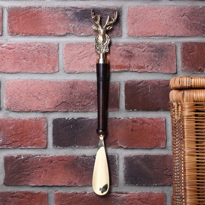 Ложка для обуви «Олень», 38 х 5,5 х 2,5 см
Ложка для обуви «Олень», 38 х 5,5 х 2,5 см