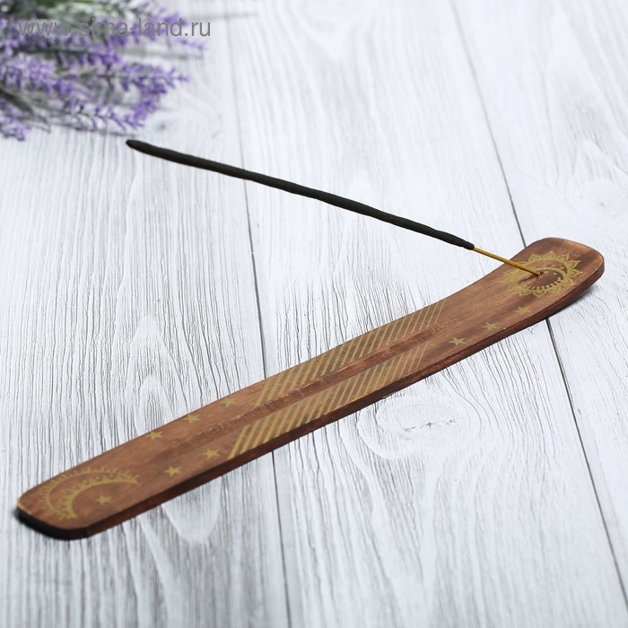 Подставка для благовония "Звезды" дерево, 0,7 х3,7 х 25 см.
Подставка для благовония "Звезды" дерево, 0,7 х3,7 х 25 см.