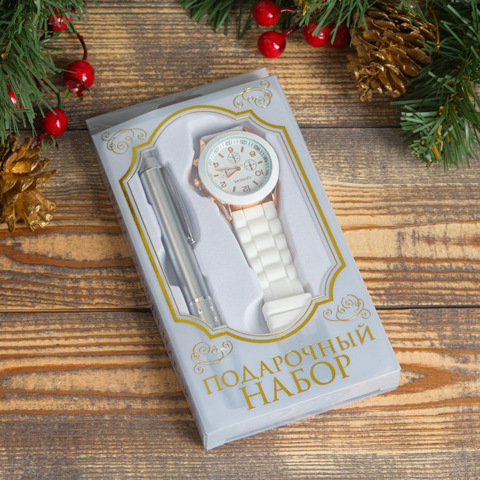 Набор подарочный 2в1 (ручка, часы)
Набор подарочный 2в1 (ручка, часы)