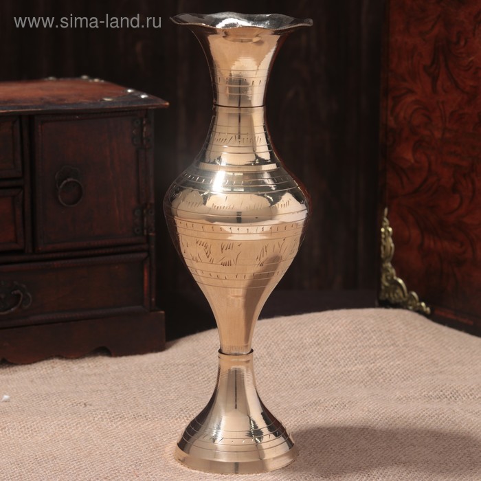 Ваза латунь "Аканта" 9х9х27 см
Ваза латунь "Аканта" 9х9х27 см