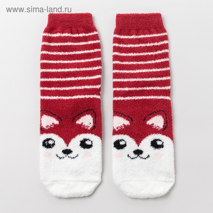 Носки женские махровые, цвет бордовый, размер 36-40
Носки женские махровые, цвет бордовый, размер 36-40