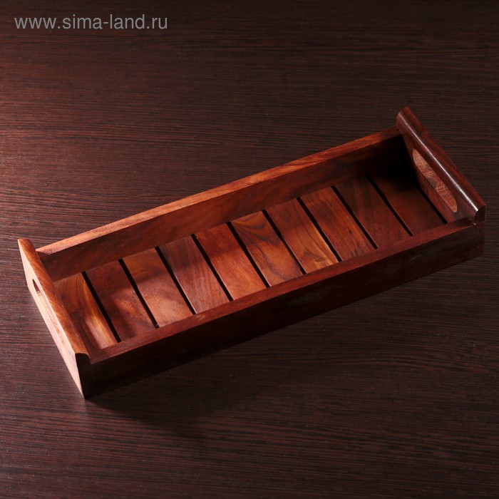 Поднос дерево "Классика" 33,5х13,5х6 см
Поднос дерево "Классика" 33,5х13,5х6 см