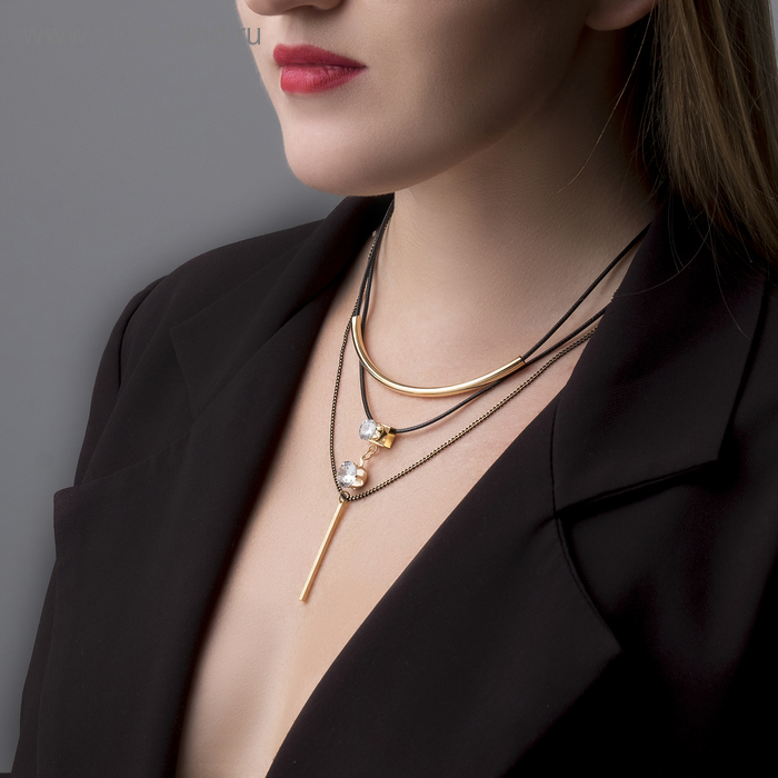 Кулон на шнурке "Цепь" эксклюзив, луч, цвет белый в золоте, 42 см
Кулон на шнурке "Цепь" эксклюзив, луч, цвет белый в золоте, 42 см