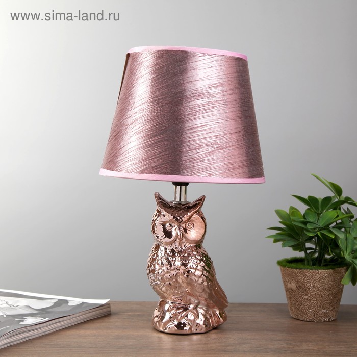 Лампа настольная "Золотая сова" 1x40Вт E14 золото 20х20х33 см.
Лампа настольная "Золотая сова" 1x40Вт E14 золото 20х20х33 см.