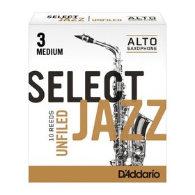 Трости Rico RRS10ASX3M Select Jazz для саксофона альт, размер 3, средние (Medium), 10шт
Трости Rico RRS10ASX3M Select Jazz для саксофона альт, размер 3, средние (Medium), 10шт