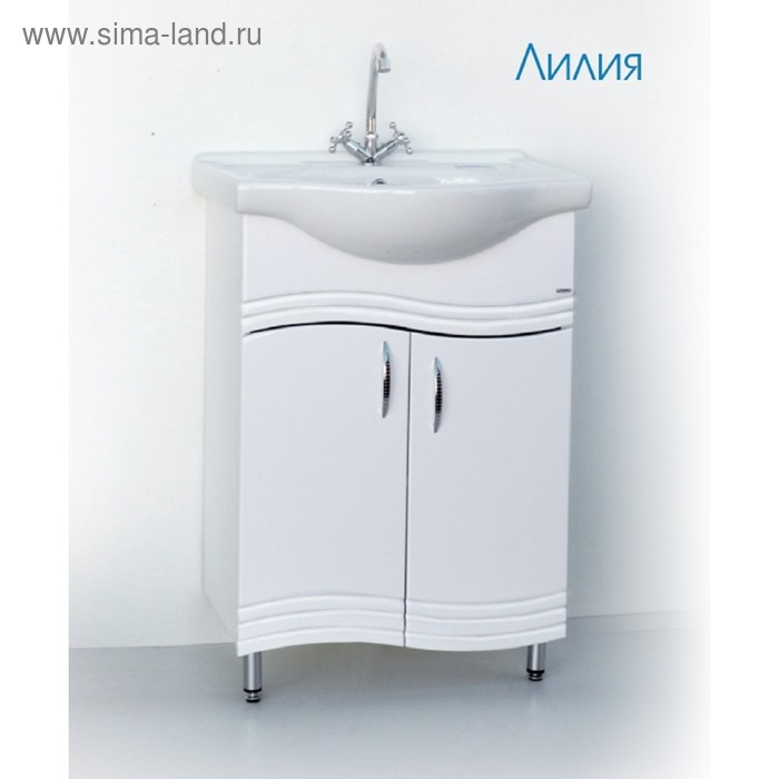 Тумба Лилия 60 с раковиной Грация
Тумба Лилия 60 с раковиной Грация