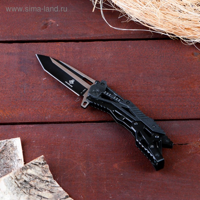 фото Нож перочинный "трансформер" складной черный, лезвие 8,5 см, с фиксатором