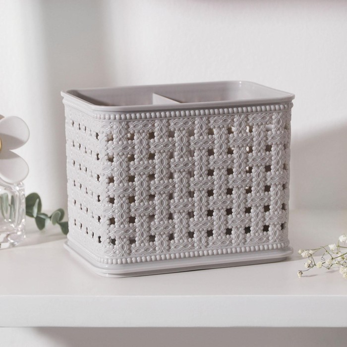 Органайзер для хранения, 2 отделения, цвет МИКС 
Органайзер для хранения, 2 отделения, цвет МИКС