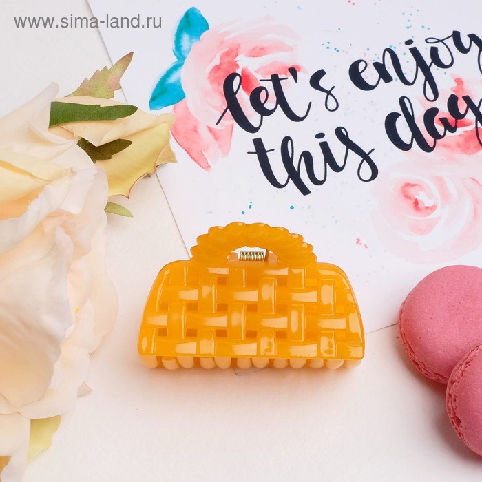 Краб для волос "Плетёнка" 6,5 см микс
Краб для волос "Плетёнка" 6,5 см микс