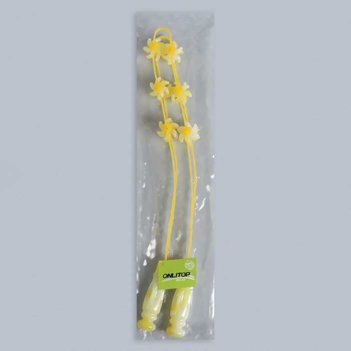 фото Массажёр-лента для спины, 6 звеньев с шипами, цвет жёлтый onlitop