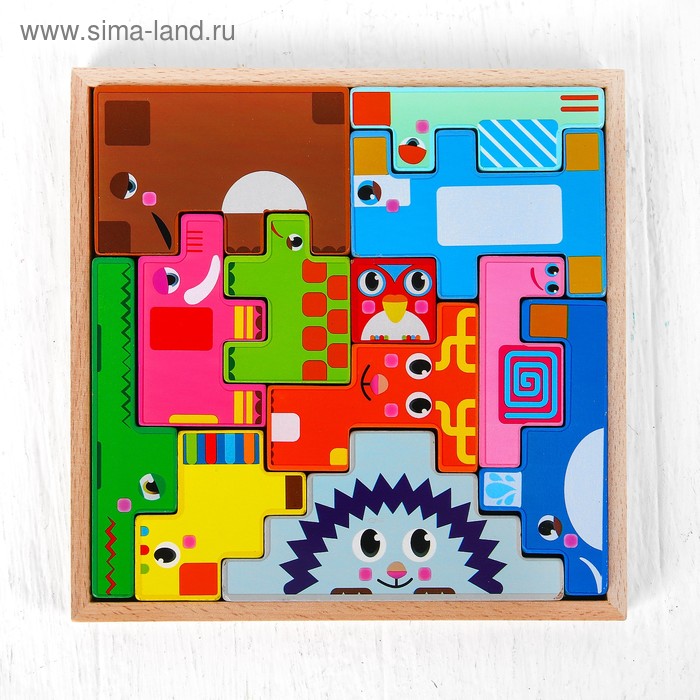 Игрушка развивающая «Сложи животных» 4×25×24 см
Игрушка развивающая «Сложи животных» 4×25×24 см