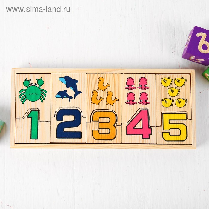 Игра «Сложи цифры и картинки»