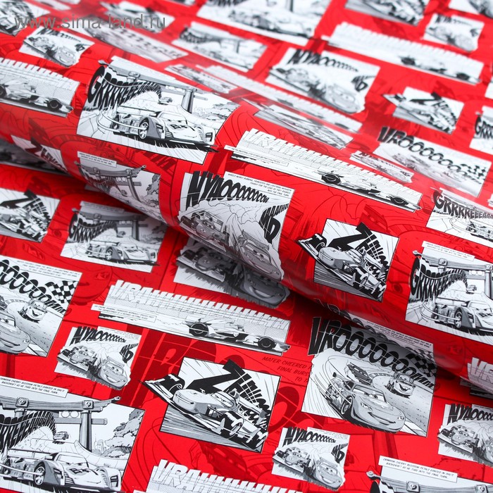 Бумага упаковочная 50х70 см, Тачки
Бумага упаковочная 50х70 см, Тачки