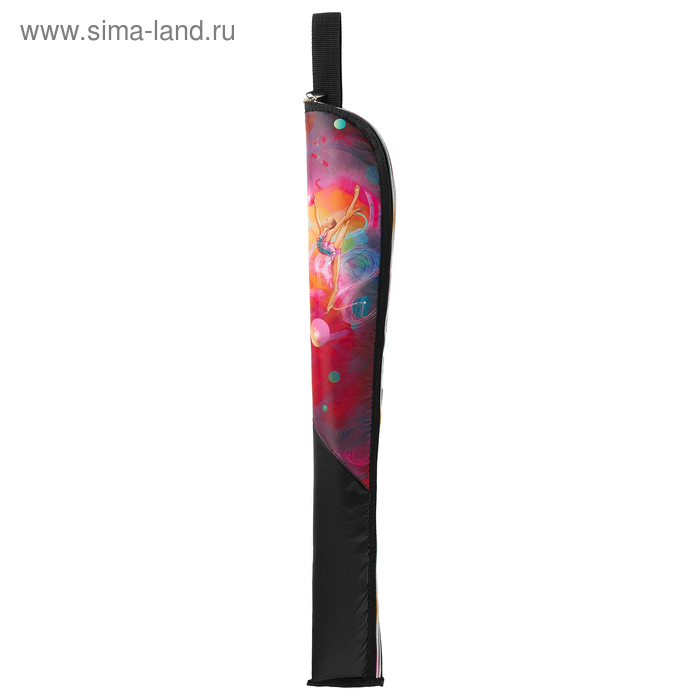 Чехол для гимнастической ленты, цвет чёрный/розовый
Чехол для гимнастической ленты, цвет чёрный/розовый