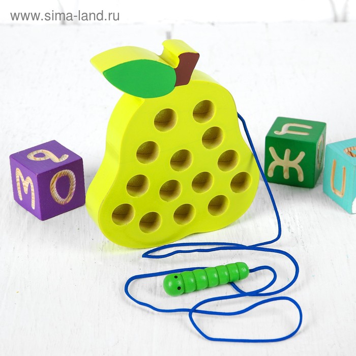 Игрушка развивающая "Груша" 3×18×18 см
Игрушка развивающая "Груша" 3×18×18 см