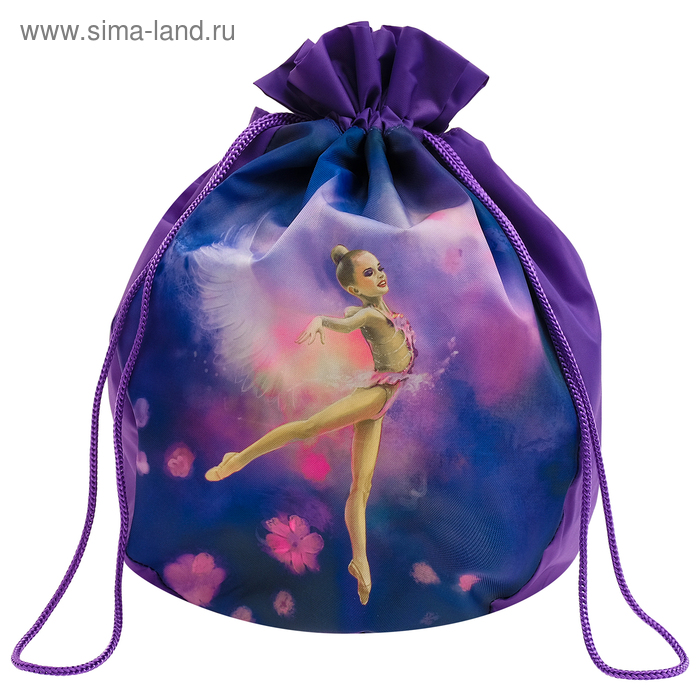 фото Чехол для мяча гимнастического 307-033, цвет фиолетовый/сиреневый