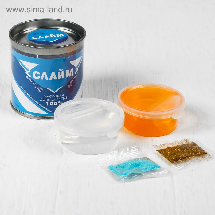 Набор для творчества «Слайм. Успокоит ваши нервы», набор 2 шт