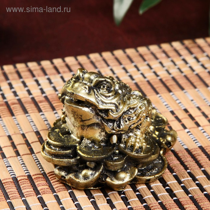 Нэцке полистоун бронза "Денежная жаба на горке монет со слитками" 5,5х7х6 см
Нэцке полистоун бронза "Денежная жаба на горке монет со слитками" 5,5х7х6 см