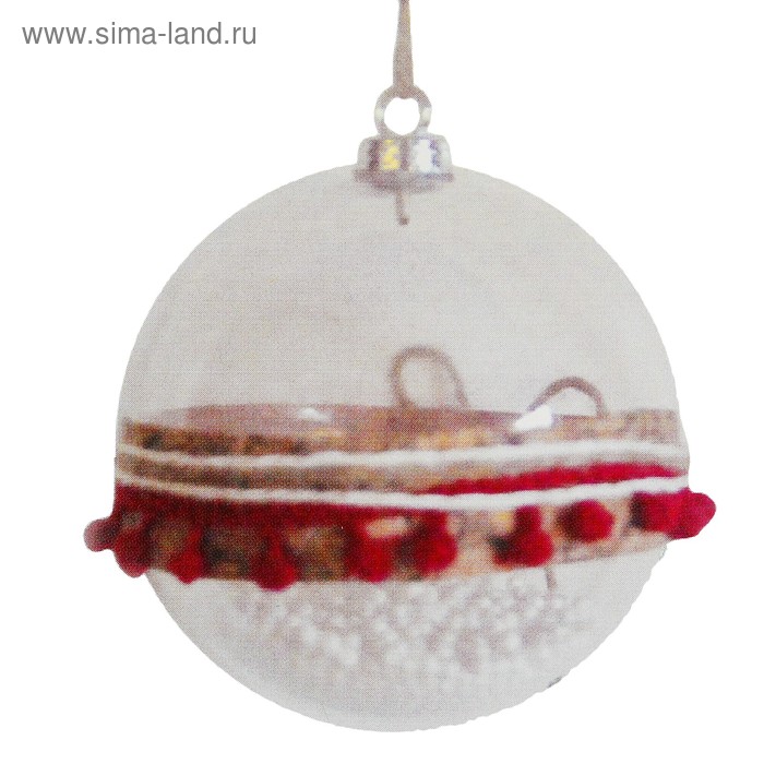 Набор для творчества - создай ёлочное украшение «Шар с бахромой»
Набор для творчества - создай ёлочное украшение «Шар с бахромой»