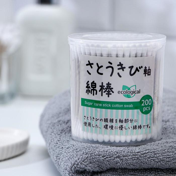 Ватные палочки Can do, с основой из сахарного тростника, 200 шт
Ватные палочки Can do, с основой из сахарного тростника, 200 шт