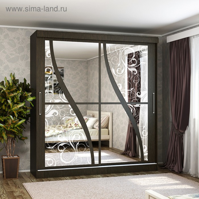 Шкаф-купе Орфей 3, 1700, Венге
Шкаф-купе Орфей 3, 1700, Венге