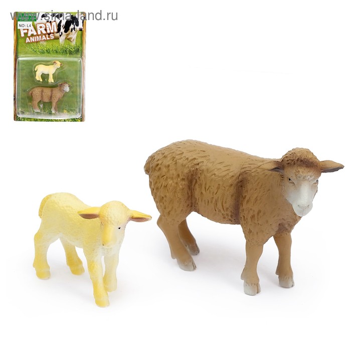 Набор животных «Овечка и ягнёнок»
Набор животных «Овечка и ягнёнок»