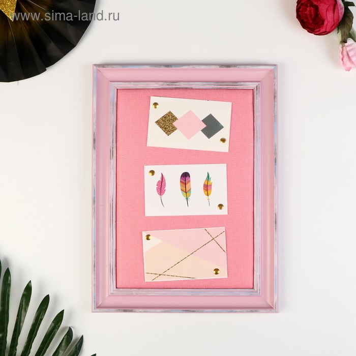 Фоторамка пластик на 3 фото 8х8; 10х10; 9х13 см "Текстура розовая" 30х40 см
Фоторамка пластик на 3 фото 8х8; 10х10; 9х13 см "Текстура розовая" 30х40 см