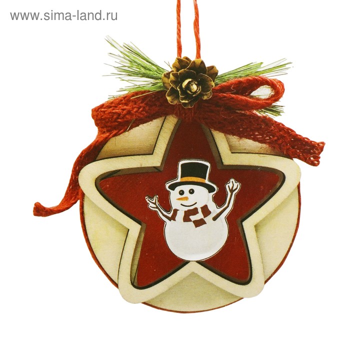 Набор для творчества - создай ёлочное украшение «Снеговик в звёздочке»
Набор для творчества - создай ёлочное украшение «Снеговик в звёздочке»