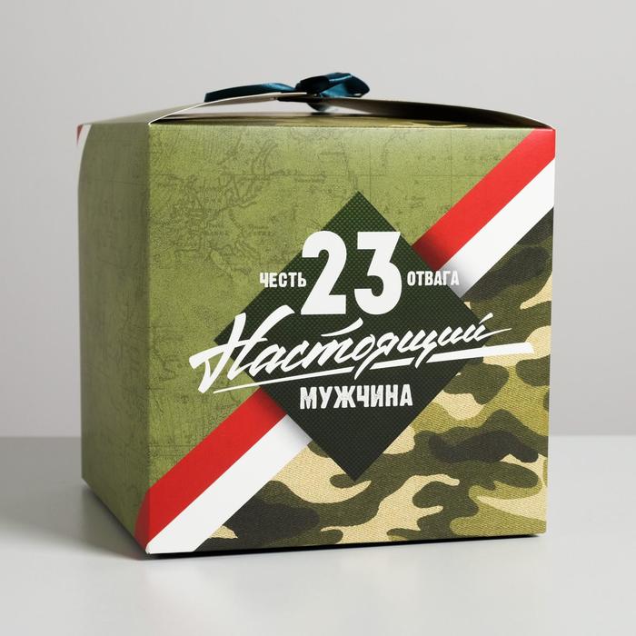 Коробка складная «Настоящему мужчине», 18 × 18 × 18 см
Коробка складная «Настоящему мужчине», 18 × 18 × 18 см