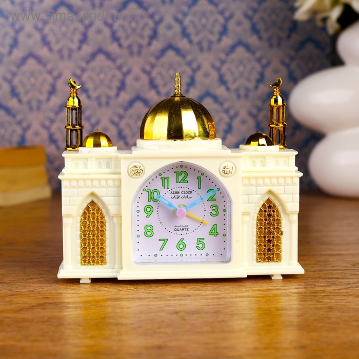 Будильник "Восточная мечеть", 14.5 х 12 см, d=6 х 6 см
Будильник "Восточная мечеть", 14.5 х 12 см, d=6 х 6 см