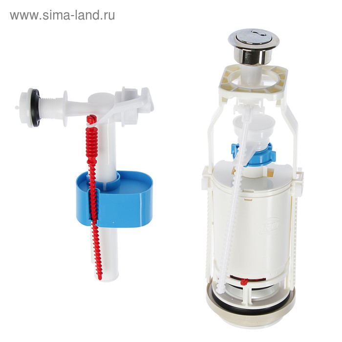 Арматура для смывных бачков "АНИ Пласт" WC3050C, с боковой подводкой 1/2", 2 режима, хром
Арматура для смывных бачков "АНИ Пласт" WC3050C, с боковой подводкой 1/2", 2 режима, хром