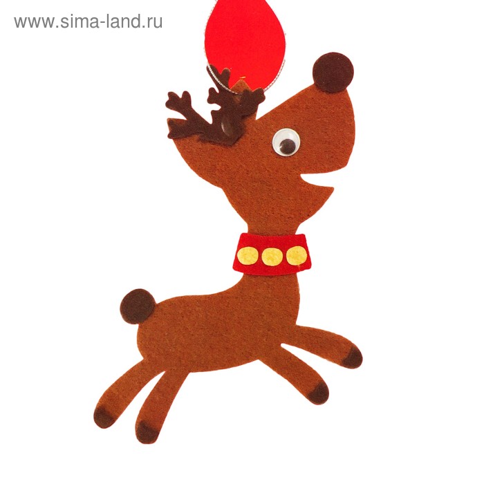 Набор для творчества - создай ёлочное украшение «Игривый оленёнок»
Набор для творчества - создай ёлочное украшение «Игривый оленёнок»