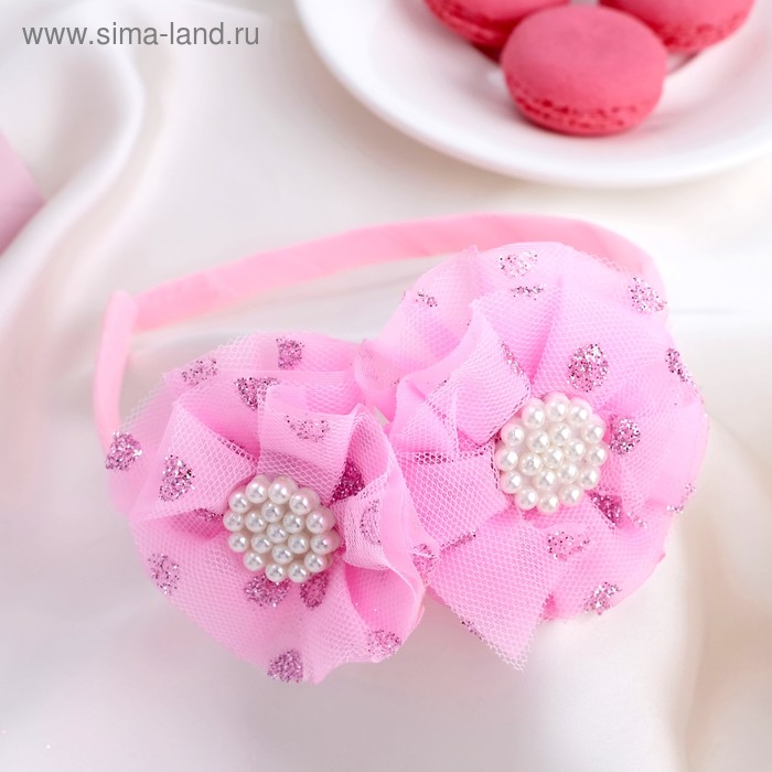 Ободок для волос "Малышка" 1 см двойной бант, блеск, розовый
Ободок для волос "Малышка" 1 см двойной бант, блеск, розовый