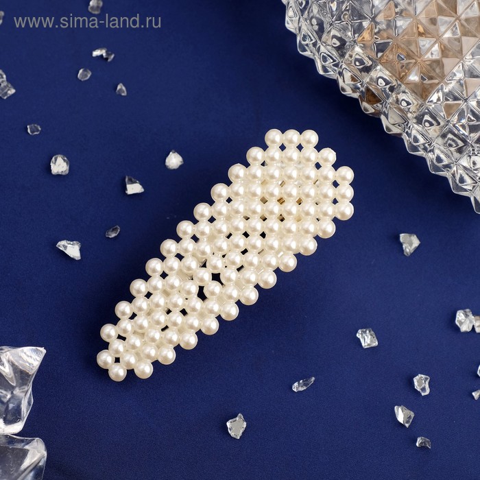 Невидимка для волос "Жемчужный рай" капелька, 2,5 см, белый
Невидимка для волос "Жемчужный рай" капелька, 2,5 см, белый